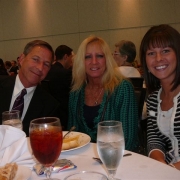 Paul Wallace, Nona Evans and Kelsey Stroud enjoying a wonderful meal at this year's event!
